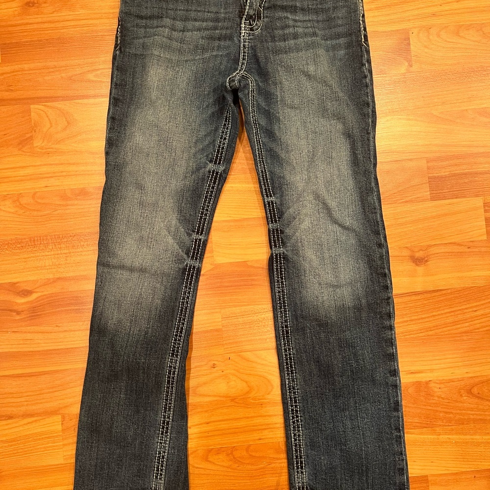 CONNOR Dark Blue Straight Jeans